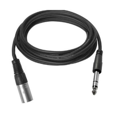 Vivolink PROAUDXLRJACKS2 Audiokabel - 2m, XLR auf 6,35mm TRS, Schwarz Vivolink PROAUDXLRJACKS2 Audiokabel - 2m, XLR auf 6,35mm TRS, Schwarz