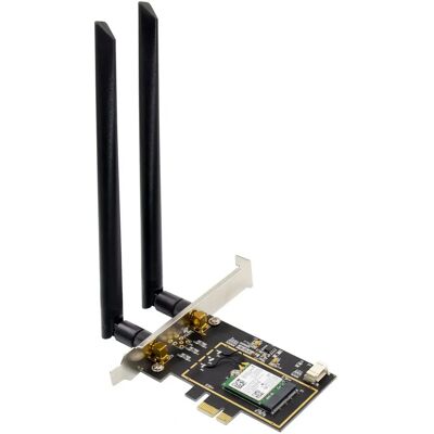 Tarjeta de red MicroConnect MC-PCIE-INT7260DUAL - Wi-Fi Doble Banda y Bluetooth Tarjeta de red MicroConnect MC-PCIE-INT7260DUAL - Wi-Fi Doble Banda y Bluetooth