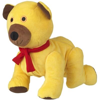 DR Gelber Krabbelndes Plüschtier - 24cm - Für Kinder ab 12 Monaten DR Gelber Krabbelndes Plüschtier - 24cm - Für Kinder ab 12 Monaten