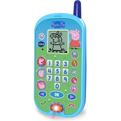 Vtech Buntes Spielzeugtelefon mit Greta Gris - Lernen & Sprechen - 2+ Jahre Vtech Buntes Spielzeugtelefon mit Greta Gris - Lernen & Sprechen - 2+ Jahre