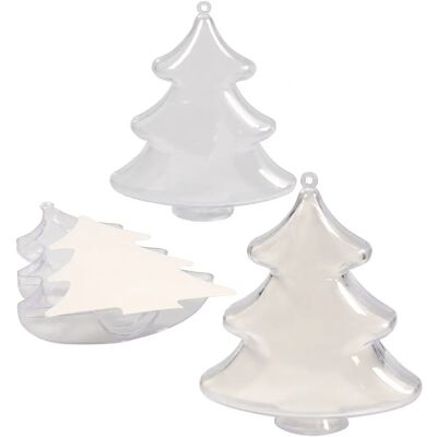 Creativ Company 52151 Ornement de Noël - Décoration de sapin - Plastique transparent - 5 pièces - Publicité Creativ Company 52151 Ornement de Noël - Décoration de sapin - Plastique transparent - 5 pièces - Publicité