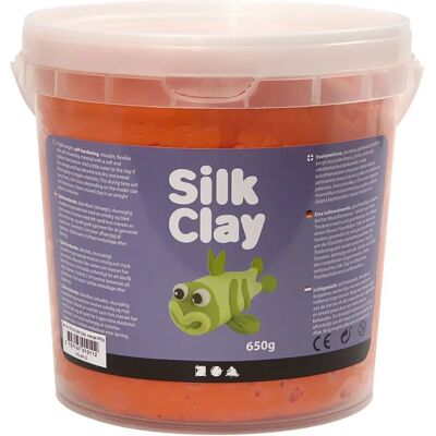 Silk Clay - Orange - 650g Self-hardening Modeling Clay Silk Clay - Orange - 650g Self-hardening Modeling Clay