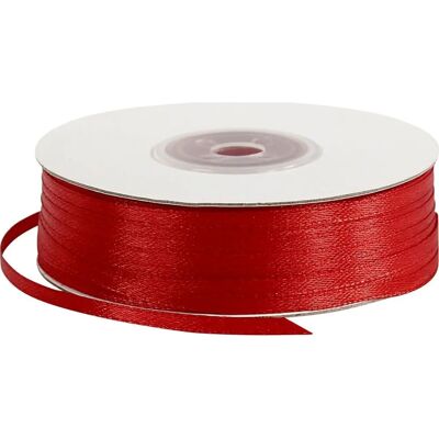 CC Hobby Satinsnor - 3 mm Rød - 100m - Snor CC Hobby Satinsnor - 3 mm Rød - 100m - Snor
