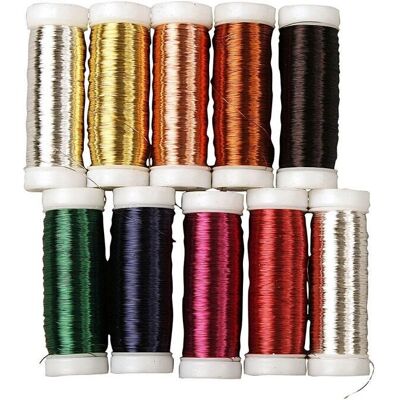 Creativ Company 51750 alambre de manualidades - 10 piezas - Multicolor - Alambre de manualidades Creativ Company 51750 alambre de manualidades - 10 piezas - Multicolor - Alambre de manualidades