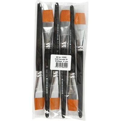 Gold Line Model 10220 - Flat Brush Set for Painting Gold Line Model 10220 - Flat Brush Set for Painting