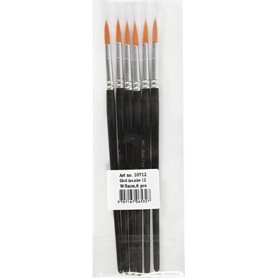 Gold Line Brushes Model 12 - Paint Brush Set Gold Line Brushes Model 12 - Paint Brush Set