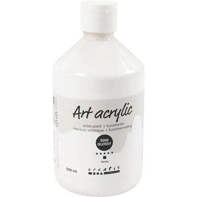 Pigment Art School Paint - White - 500ml - Paint Pigment Art School Paint - White - 500ml - Paint