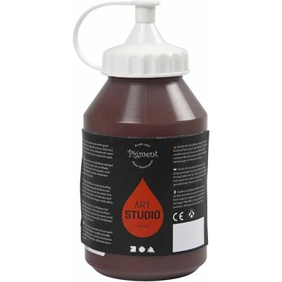 Pigment Art School Paint - burnt umber - Opaque - 500ml - Paint Pigment Art School Paint - burnt umber - Opaque - 500ml - Paint