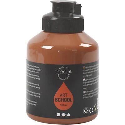 Pigment Art School Raw Sienna - Paint - 500ml Pigment Art School Raw Sienna - Paint - 500ml