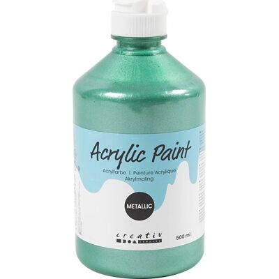 A-Color Grüne Metallic Acrylfarbe - Malen A-Color Grüne Metallic Acrylfarbe - Malen