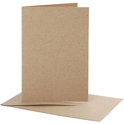 CC Hobby Karten und Umschläge - 10er Set - Natur CC Hobby Karten und Umschläge - 10er Set - Natur