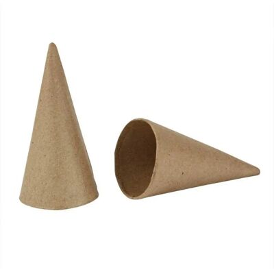 Creativ Company CCH-54360 White Christmas Cone - Christmas Ornament Creativ Company CCH-54360 White Christmas Cone - Christmas Ornament