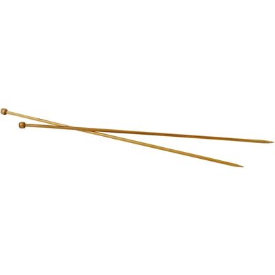 Creativ Company 42284 Aiguilles à tricoter - Pointe simple Bambou Creativ Company 42284 Aiguilles à tricoter - Pointe simple Bambou