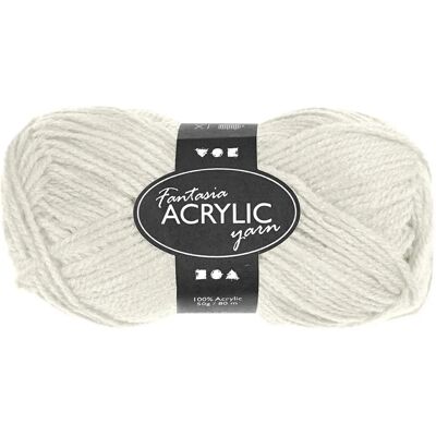 Creativ Company CCH-421801 Filato - Bianco sporco, 80m Creativ Company CCH-421801 Filato - Bianco sporco, 80m