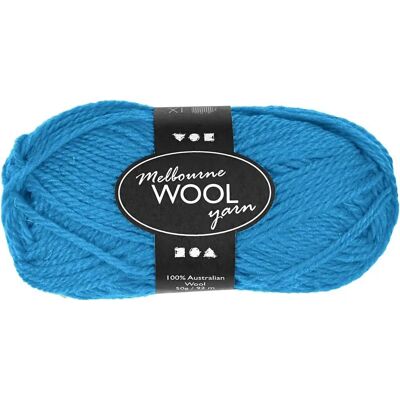 Melbourne Garn - Ljusblå, 92m, 50g - Garn Melbourne Garn - Ljusblå, 92m, 50g - Garn