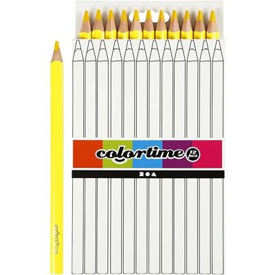 Creativ Company Gelbe Dreieckige Jumbo Buntstifte - Buntstifte Creativ Company Gelbe Dreieckige Jumbo Buntstifte - Buntstifte