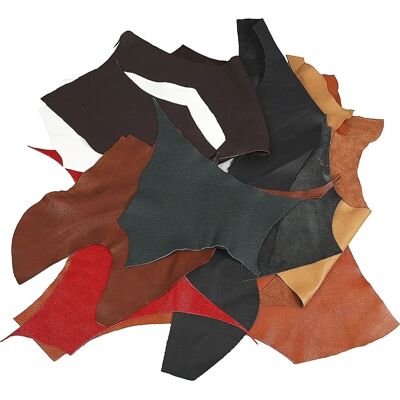CC Hobby Textile CCH-44915 - Læder assorteret 2kg CC Hobby Textile CCH-44915 - Læder assorteret 2kg