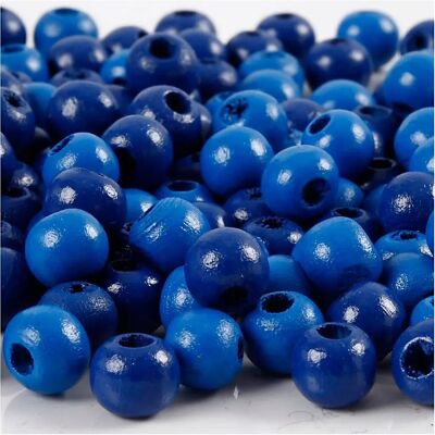 Perles en bois CC Hobby - 8 mm, bleu, 80 pièces - Publicité Perles en bois CC Hobby - 8 mm, bleu, 80 pièces - Publicité