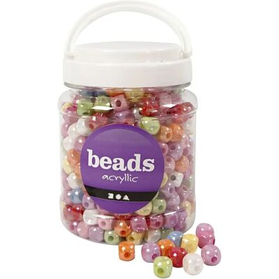 Perles CC Hobby - Perles en cube 10x10mm - Perles et boutons Perles CC Hobby - Perles en cube 10x10mm - Perles et boutons