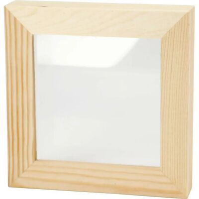Creativ Company 575610 Cadre Mur - Pin, 12,3x12,3 cm, Vitre Amovible Creativ Company 575610 Cadre Mur - Pin, 12,3x12,3 cm, Vitre Amovible