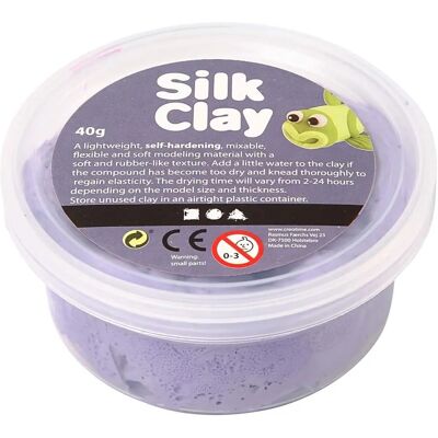 Silk Clay - Lilla - 40g Modellervoks Silk Clay - Lilla - 40g Modellervoks