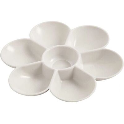 Creativ Company CCH-95226 Hvid Blomsterpalette - Malepalette Creativ Company CCH-95226 Hvid Blomsterpalette - Malepalette