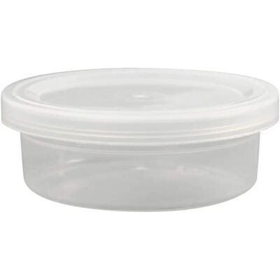 CC Hobby Plastbeholder - 45 ml, 20 stk, med låg CC Hobby Plastbeholder - 45 ml, 20 stk, med låg