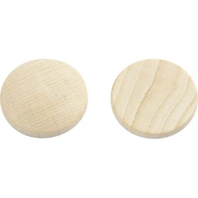 Bouton en Bois CC Hobby - 25mm, Baie de Chine - 150pcs Bouton en Bois CC Hobby - 25mm, Baie de Chine - 150pcs