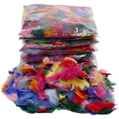 CC Hobby Federn - 7-8 cm, Sortierte Farben - Federn CC Hobby Federn - 7-8 cm, Sortierte Farben - Federn