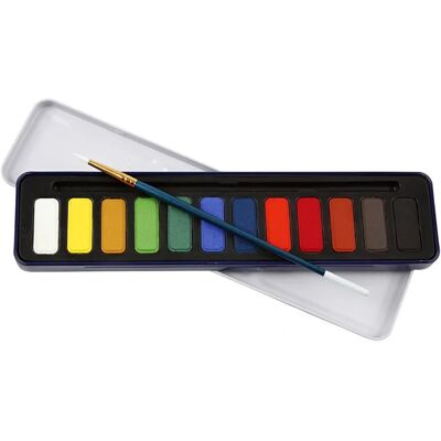 Colortime Aquarellmalset - CCH-34236 - 12 Farben, 12x30mm Colortime Aquarellmalset - CCH-34236 - 12 Farben, 12x30mm