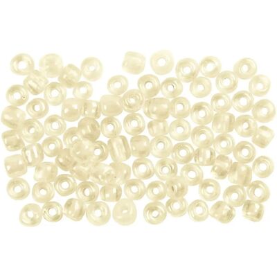 CC Hobby Ivoor Rocailles 8/0 - Ronde Glasparels CC Hobby Ivoor Rocailles 8/0 - Ronde Glasparels