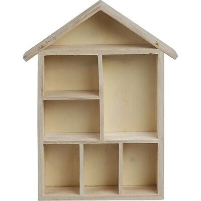 Creativ Company 575160 Holzaufbewahrungsbox Haus - Regalsystem Creativ Company 575160 Holzaufbewahrungsbox Haus - Regalsystem