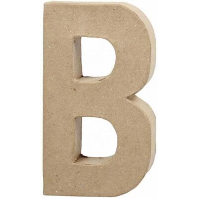Creativ Company Dekoratives Buchstabe B - 20,5cm, 11,5cm, 2,5cm - Papiermaché Creativ Company Dekoratives Buchstabe B - 20,5cm, 11,5cm, 2,5cm - Papiermaché