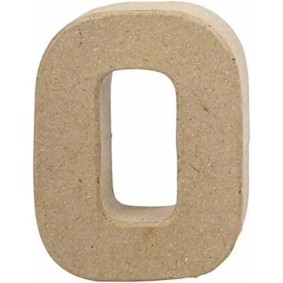 CC Hobby Buchstabe O 10cm Papiermaché Dekoration CC Hobby Buchstabe O 10cm Papiermaché Dekoration