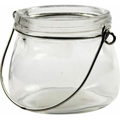 Creativ Company Laterne 7,5cm Glas Transparent - Laternenkerzenhalter Creativ Company Laterne 7,5cm Glas Transparent - Laternenkerzenhalter