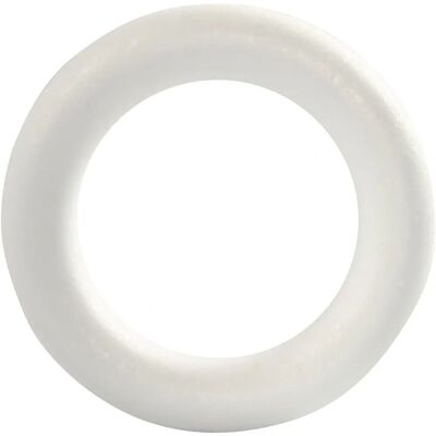 CC Hobby Vit Polystyrenring - Dekoration CC Hobby Vit Polystyrenring - Dekoration