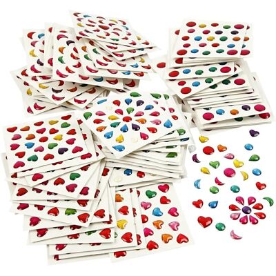 Autocollants multicolores CC Hobby - 7-11 mm - 100 feuilles Autocollants multicolores CC Hobby - 7-11 mm - 100 feuilles