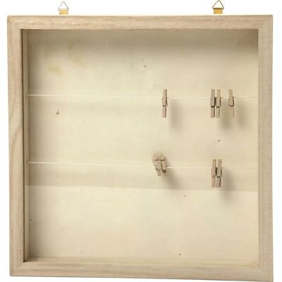 Creativ Company 57453 Cadre Murale - 23x23 cm, Marron, Bois Creativ Company 57453 Cadre Murale - 23x23 cm, Marron, Bois