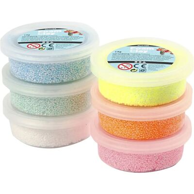 Creativ Company 78812 knutsel- en kunstzubehör - Kleurige schuimklei - 14g x 6 Creativ Company 78812 knutsel- en kunstzubehör - Kleurige schuimklei - 14g x 6