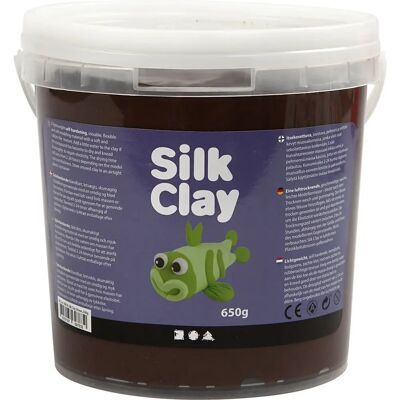 Silk Clay Brun 650g Selvherdende Modellervoks - Kunstforsyninger Silk Clay Brun 650g Selvherdende Modellervoks - Kunstforsyninger