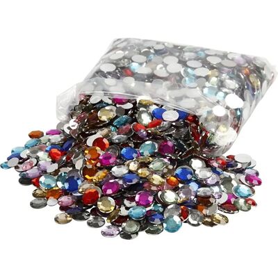 CC Hobby Rhinestones - Model CCH-52201 - Assorted Colors, 6/9/12mm - 3600 pcs CC Hobby Rhinestones - Model CCH-52201 - Assorted Colors, 6/9/12mm - 3600 pcs