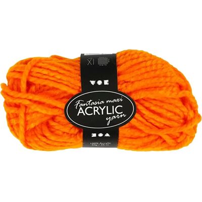 Fio acrílico Fantasia Neon Laranja - Fio Fio acrílico Fantasia Neon Laranja - Fio