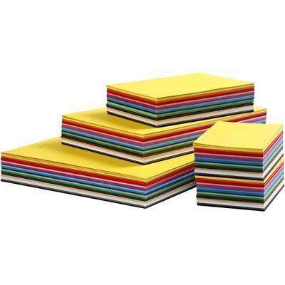 Creativ Company 21421 Kunstpapir - Blandet Ark 1500 Creativ Company 21421 Kunstpapir - Blandet Ark 1500