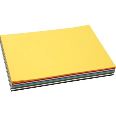 Colortime Bunte Karton - A4 180g 120 Blätter - Papier Colortime Bunte Karton - A4 180g 120 Blätter - Papier