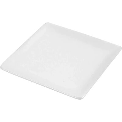 CC Hobby Hvid Keramik Tallerken - 12,7x12,7cm 10 Stykker CC Hobby Hvid Keramik Tallerken - 12,7x12,7cm 10 Stykker