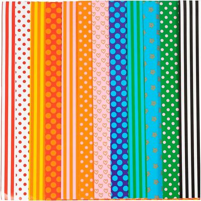 CC Hobby Glazed Paper - 12 Designs - 32x48 cm - Assorted Colors - Paper CC Hobby Glazed Paper - 12 Designs - 32x48 cm - Assorted Colors - Paper