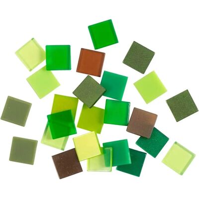 CC Hobby Mini Mosaik - 10x10 mm, grüne Harmonie - Mosaik CC Hobby Mini Mosaik - 10x10 mm, grüne Harmonie - Mosaik