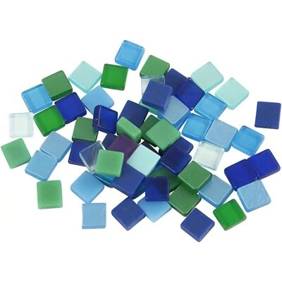 CC Hobby Mini-Mosaik - Blau/Grün - 5x5 mm - 25g CC Hobby Mini-Mosaik - Blau/Grün - 5x5 mm - 25g