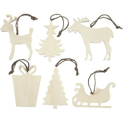 Creativ Company CCH-564040 Leichtes Holz Weihnachtsdeko - Weihnachtsornament Creativ Company CCH-564040 Leichtes Holz Weihnachtsdeko - Weihnachtsornament