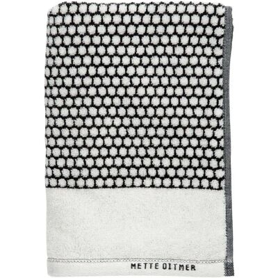 Mette Ditmer - Grid Håndkle - Svart/Off White - 50x100cm - Håndkle Mette Ditmer - Grid Håndkle - Svart/Off White - 50x100cm - Håndkle
